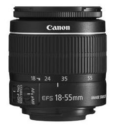 Objektiv Canon EF-S 18-55mm f/3.5-5.6 IS II černý