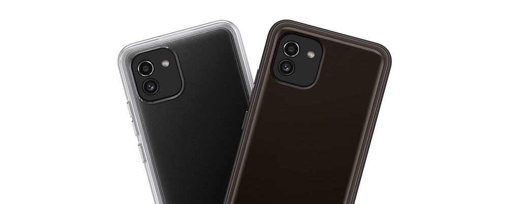 Kryt na mobil Samsung Galaxy A03 průhledný