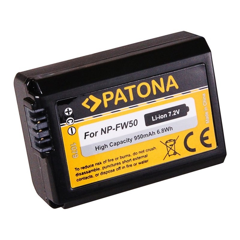 Baterie PATONA pro Sony NP-FW50 950mAh