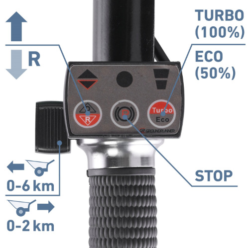 Přepravní vozík Extol 8891592 (s baterií)