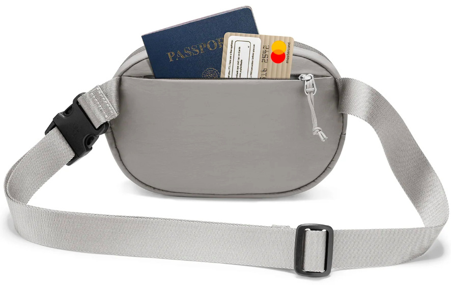 Ledvinka tomtoc SlingBean - T32 Belt Bag - šedá
