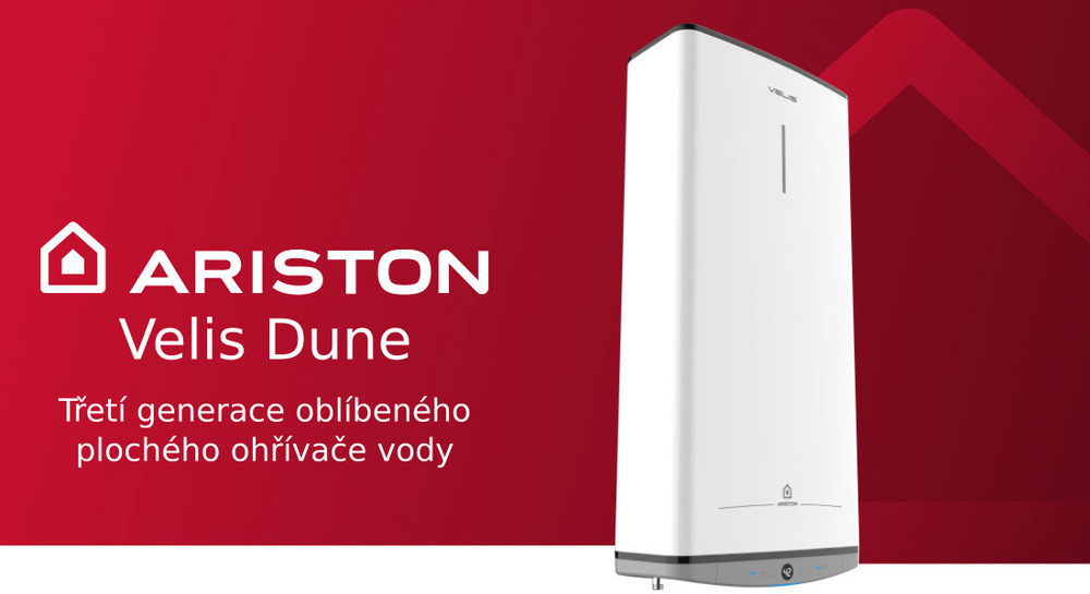 Ohřívač vody Ariston VELIS DUNE 100 EU bílý