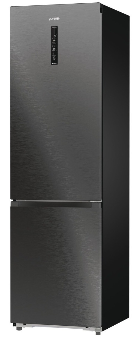 Beznámrazová chladnička Gorenje NRB620C61BX4WFEv černém provedení.