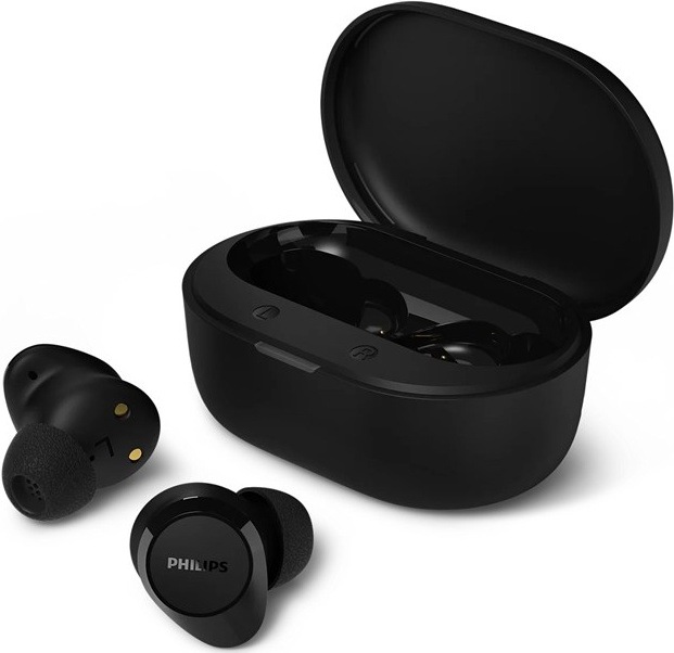 Sluchátka Philips TAT1300BK/00 černá TWS sluchátka Philips s nabíjecím pouzdrem