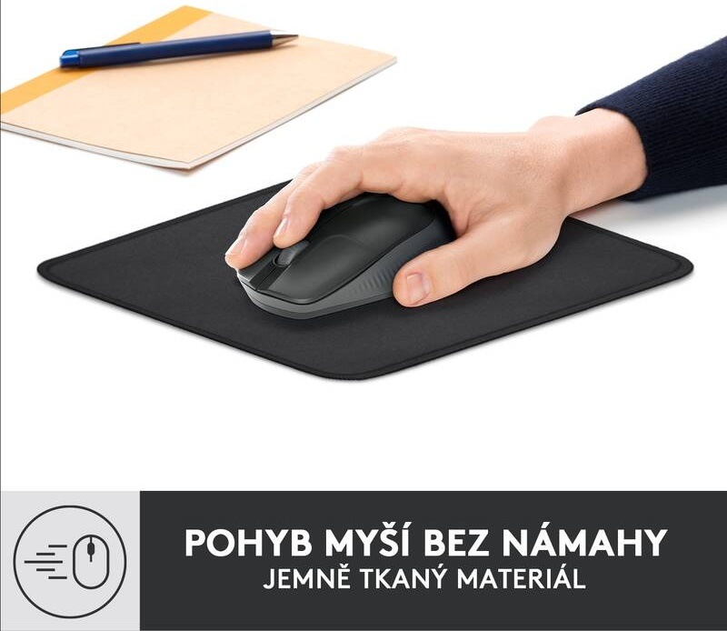 Myš Logitech Signature M650 + podložka Mouse Pad Studio grafitová Myš Logitech Signature M650 + podložka Mouse Pad Studio grafitová