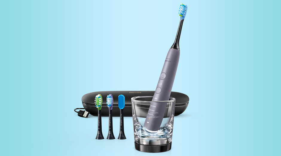 Zubní kartáček Philips Sonicare DiamondClean Smart Silver HX9924/47 stříbrný Zubní kartáček Philips Sonicare DiamondClean Smart Silver HX9924/47 stříbrný