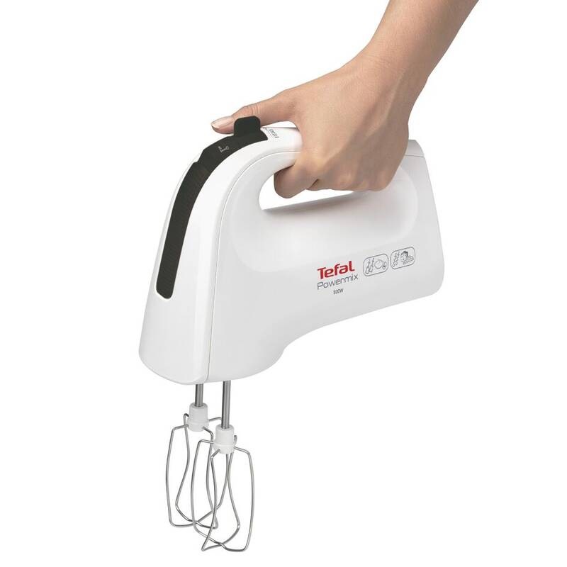 Ruční šlehač Tefal POWERMIX HT610138 bílý Ruční šlehač Tefal POWERMIX HT610138 bílý