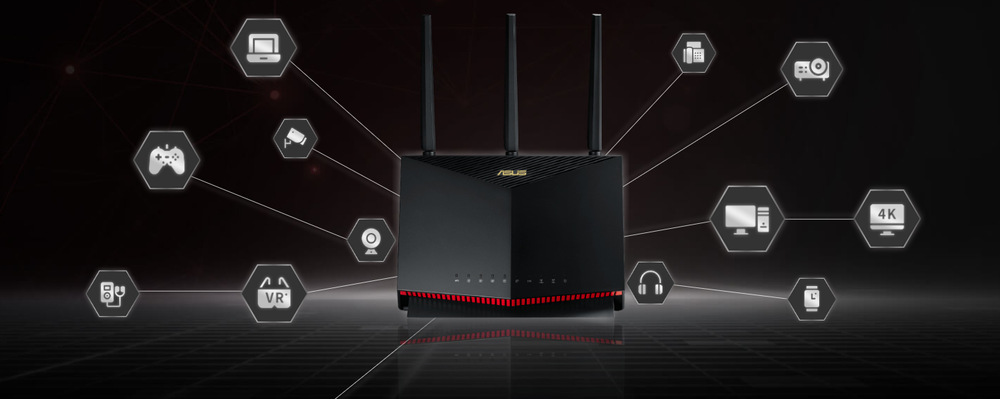 Router Asus RT-AX86S - AX5700 černý