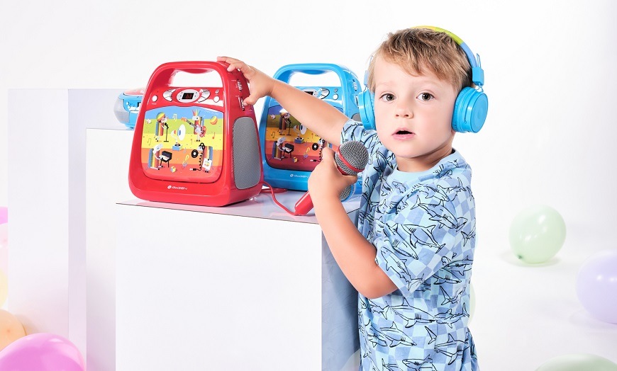 CD přehrávač GoGEN DÉČKO KARAOKE B modrý