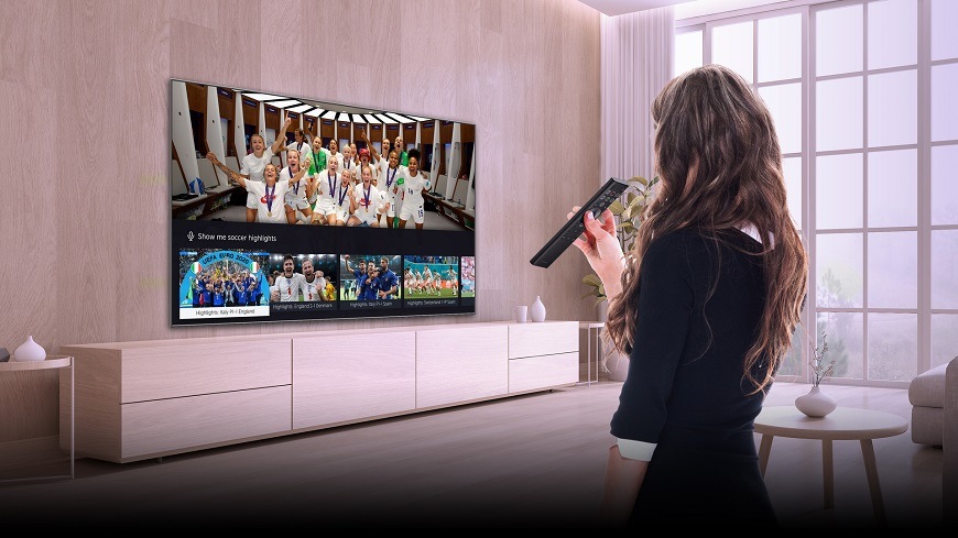 Televize Hisense 65U6NQ, hlasové ovládání