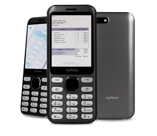 Mobilní telefon myPhone Maestro plus černý Mobilní telefon myPhone Maestro plus černý
