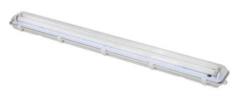 Stropní svítidlo Solight prachotěsné, G13, 2x 150cm LED trubice, IP65, 160cm šedé Stropní svítidlo Solight prachotěsné, G13, 2x 150cm LED trubice, IP65, 160cm šedé