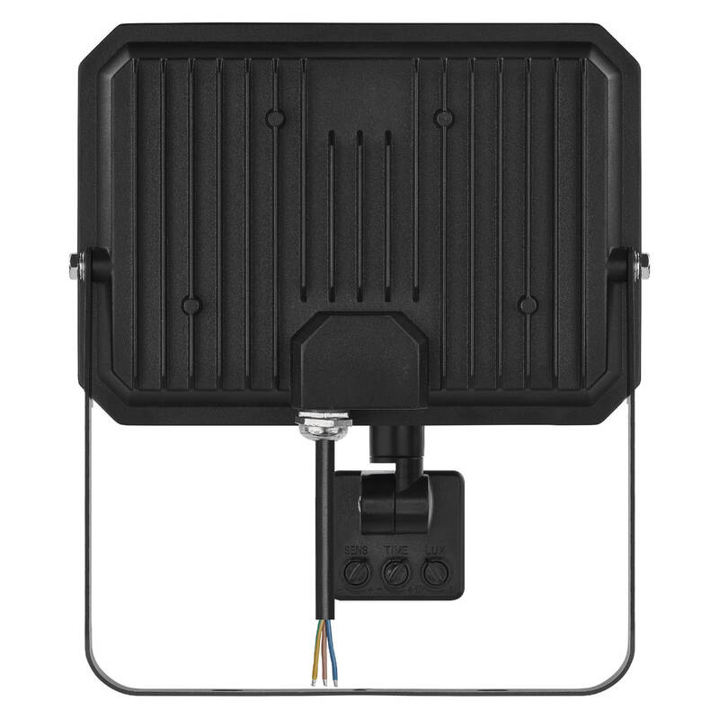 Reflektor EMOS SIMPO 50W 5000LM IP44 NW PIR - černý