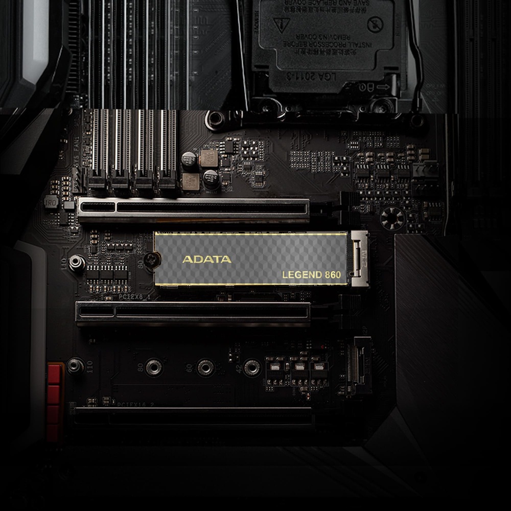 SSD ADATA Legend 860 500GB PCIe Gen4 x4 černý SSD ADATA Legend 860 500GB PCIe Gen4 x4 černý