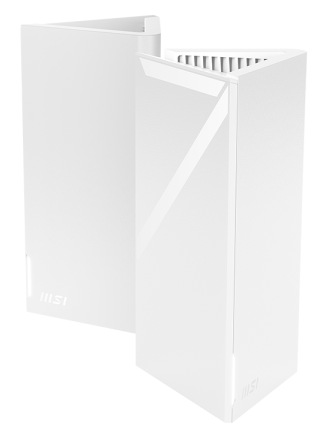 Komplexní Wi-Fi systém MSI Roamii BE Lite, WiFi7,  5/2,4GHz, 2pack bílý