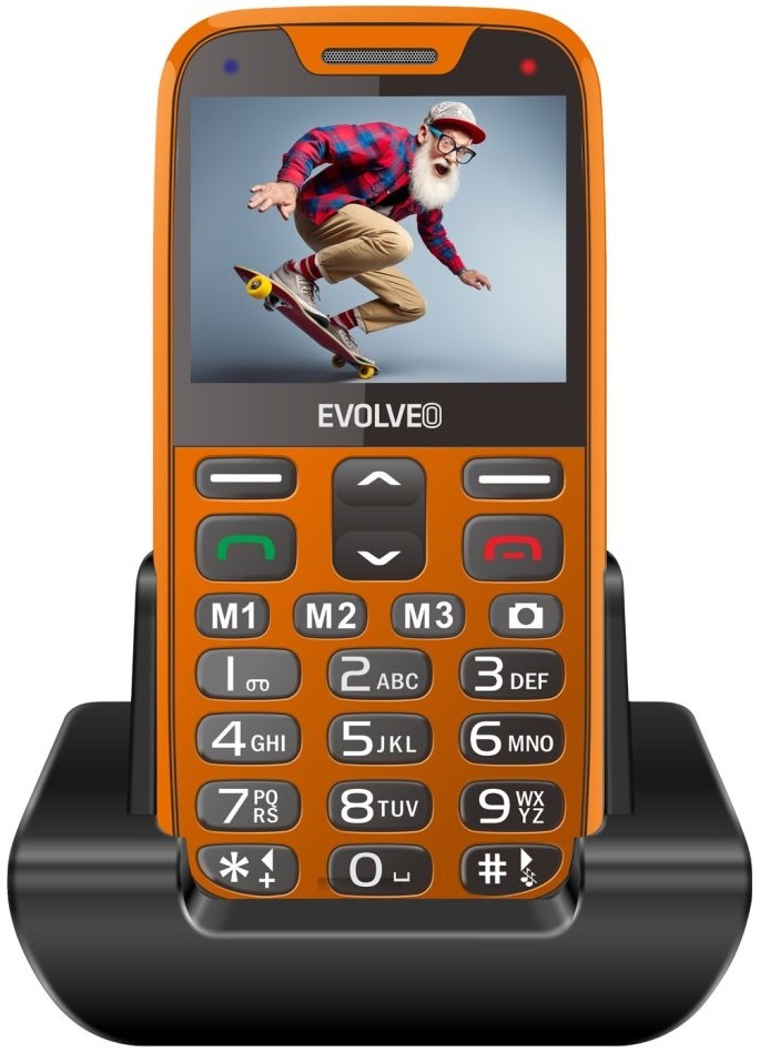 Mobilní telefon Evolveo EasyPhone XR oranžový
