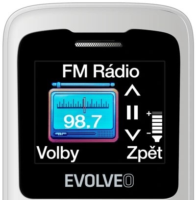 Mobilní telefon Evolveo EasyPhone ID bílý