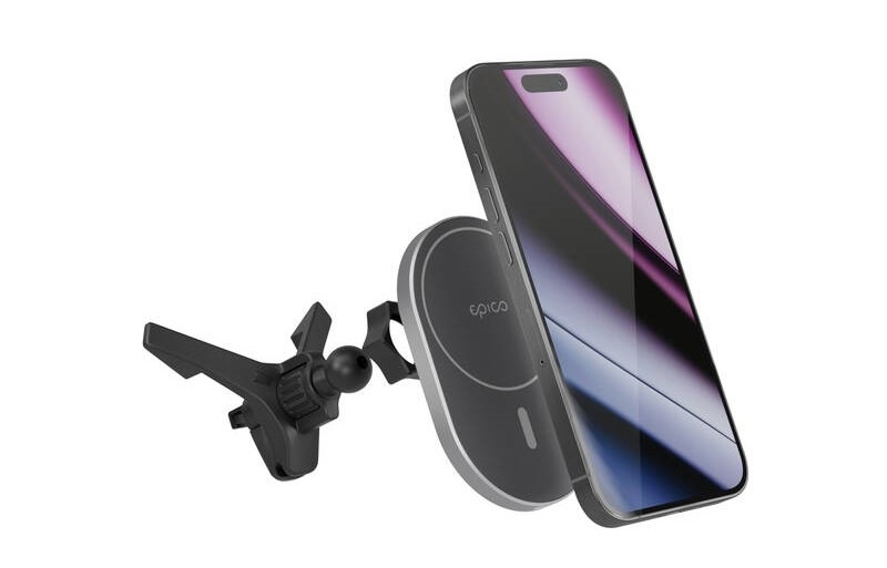 Držák na mobil Epico Elipse s MagSafe 15W šedý Držák na mobil Epico Elipse s MagSafe 15W šedý