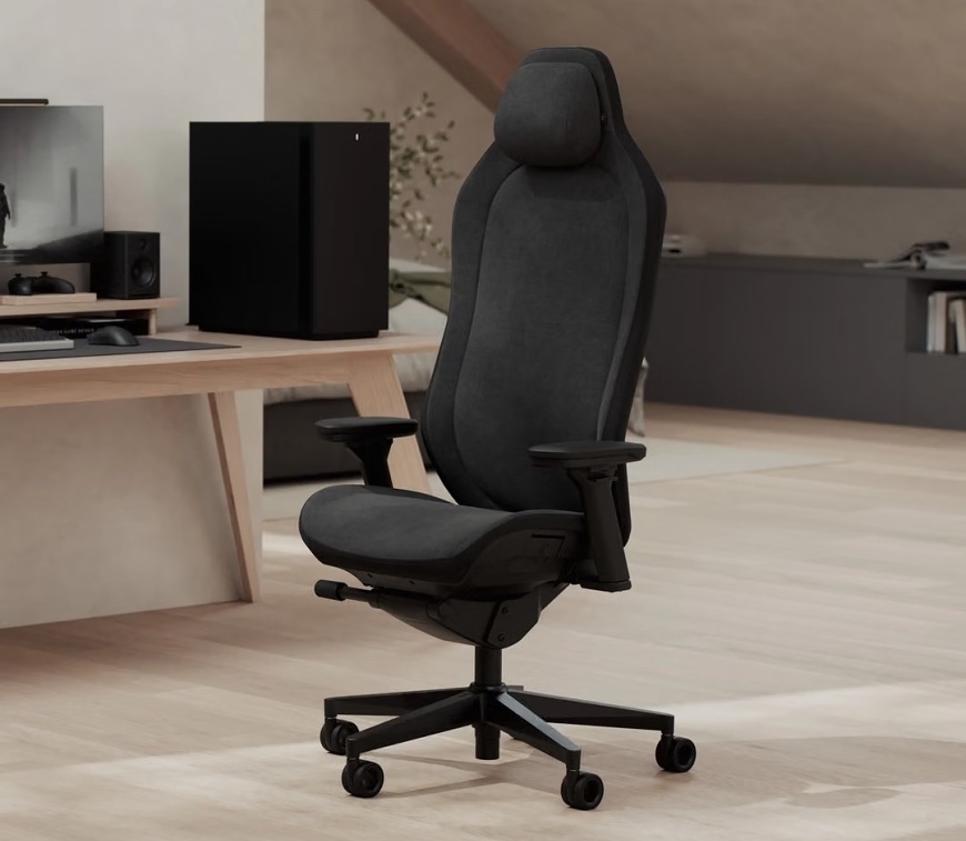 Herní židle FRACTAL DESIGN Refine 2 Fabric Dark černá Herní židle FRACTAL DESIGN Refine 2 Fabric Dark v moderním pracovním a herním interiéru