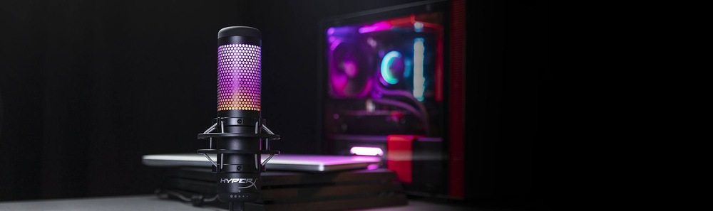 Mikrofon HyperX QuadCast S černý Mikrofon HyperX QuadCast S černý