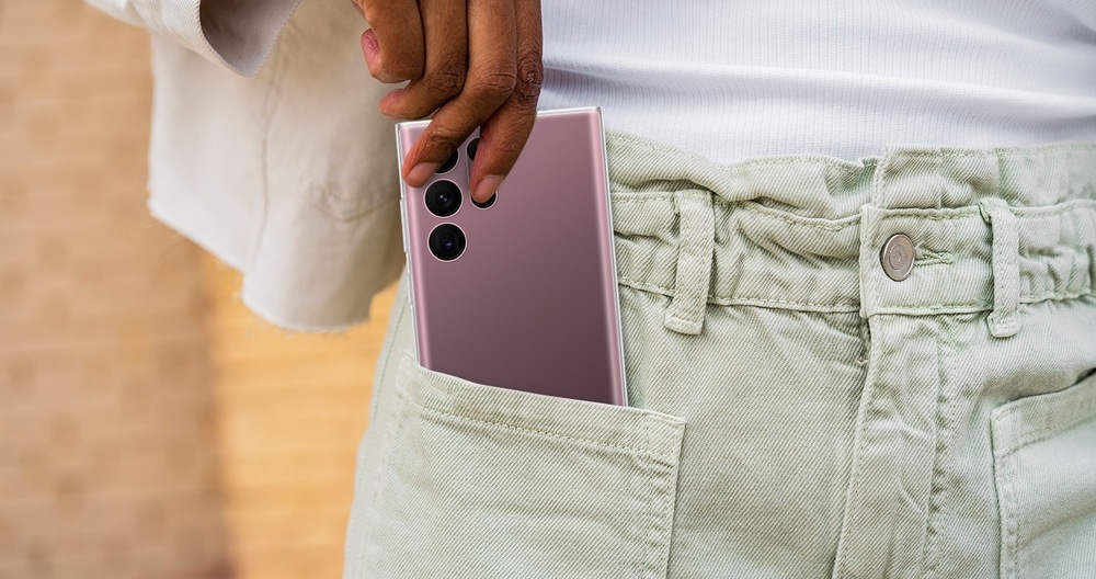 Kryt na mobil Samsung Galaxy S22 Ultra průhledný