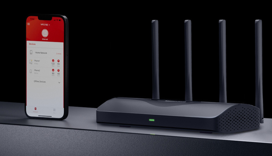 Router Mercusys MR27BE, BE3600 černý Router Mercusys MR27BE, BE3600 černý