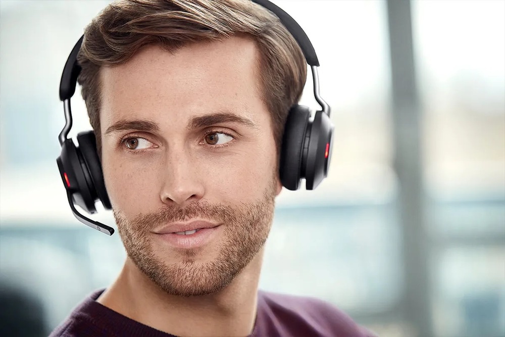 Headset Jabra Evolve2 65, USB-A, MS teams, Stereo, DeskStand černý