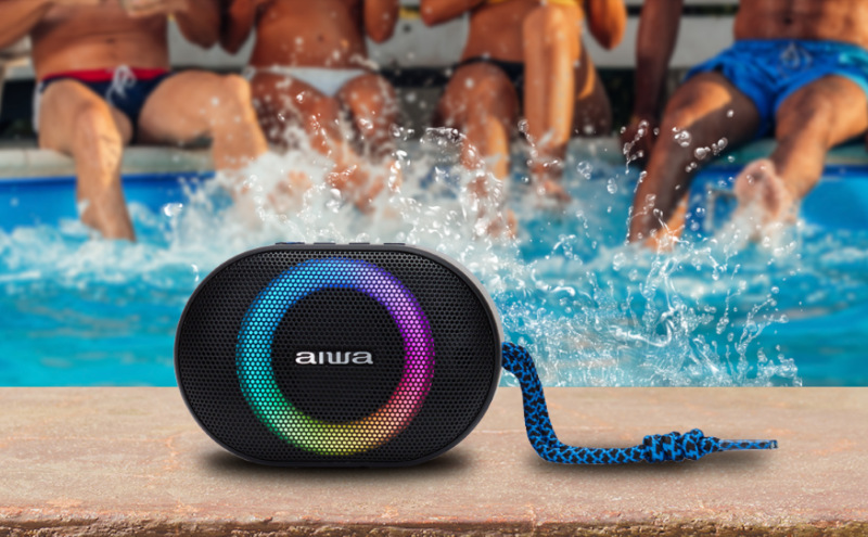 Přenosný reproduktor AIWA BST-330 modrý Přenosný reproduktor Aiwa BST-330BL, modrý