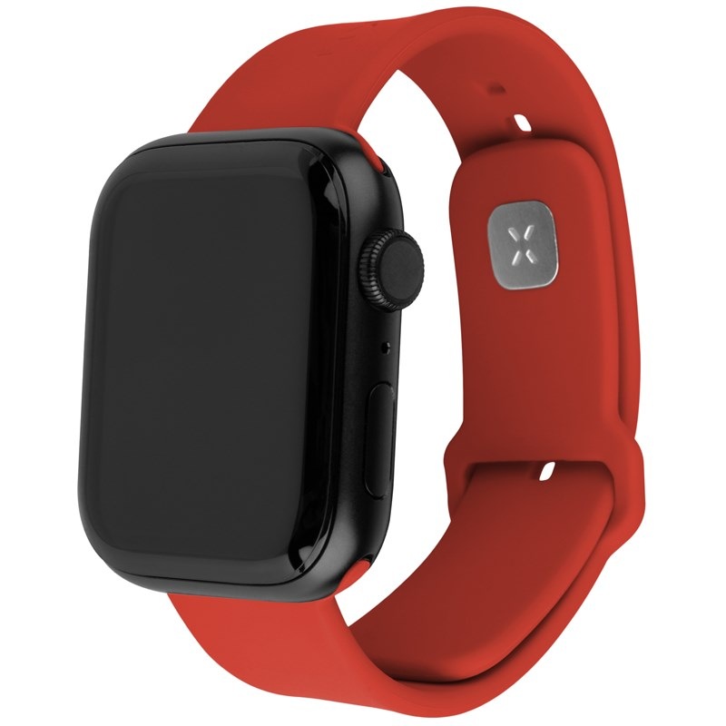 Řemínek FIXED Silicone Sporty Strap na Apple Watch 38/40/41mm červený