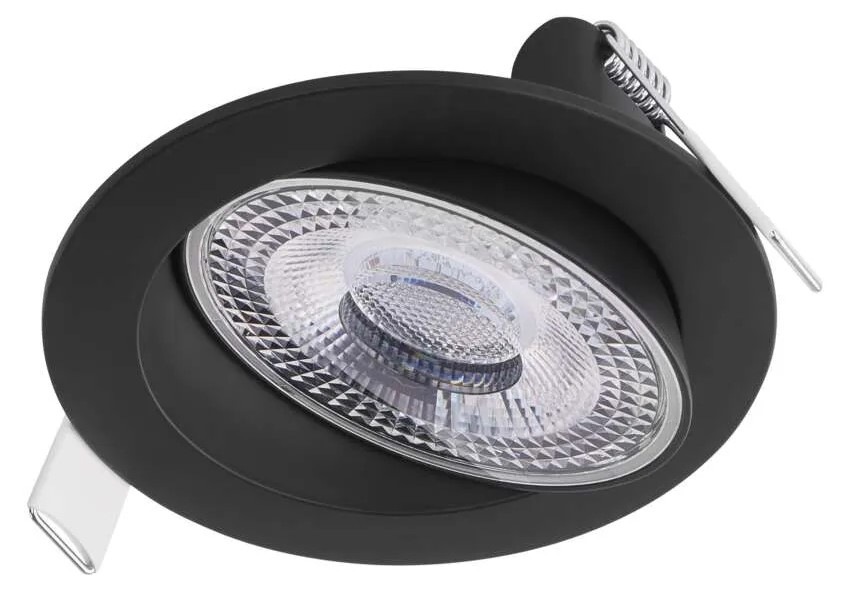 Vestavné svítidlo EMOS Geri 6,5W, 10cm, 780lm, teplá-studená bílá černé LED SVÍTIDLO GERI VES. KR 6,5W 700LM IP20 CCT Č