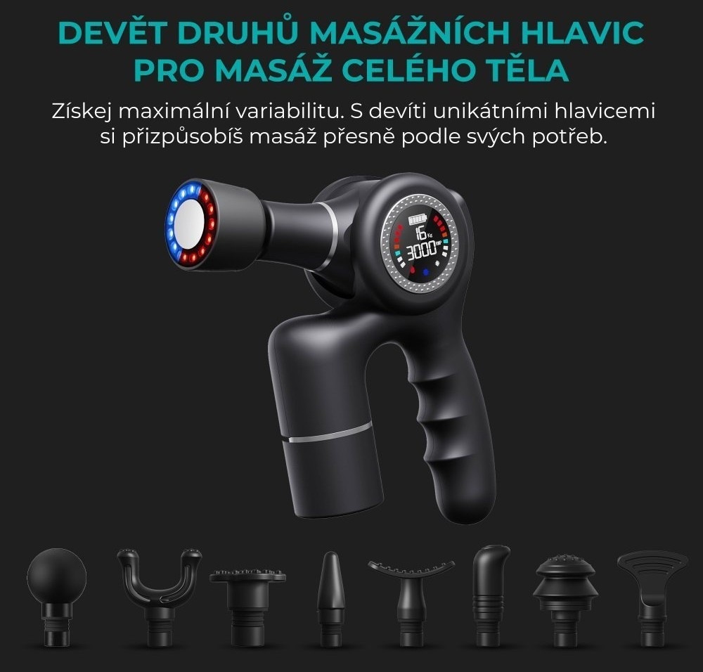 Masážní pistole MISURA MBXPro černá
