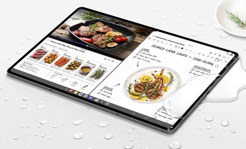 Dotykový tablet Samsung Galaxy Tab S12 Ultra 12 GB / 256 GB + dotykové pero šedý Samsung Galaxy Tab S12 Ultra je odolný vůči vodě i prachu
