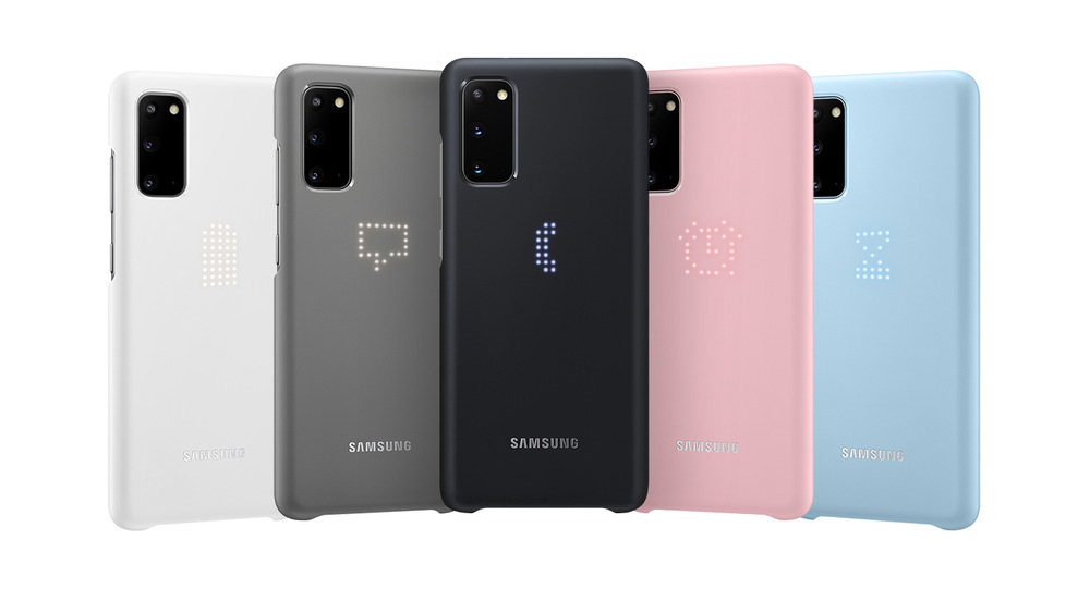 Kryt na mobil Samsung LED Cover na Galaxy S20 černý Kryt na mobil Samsung LED Cover na Galaxy S20 černý