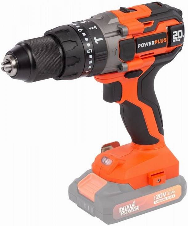 Aku vrtačka POWERPLUS POWDP15200 (bez baterie)