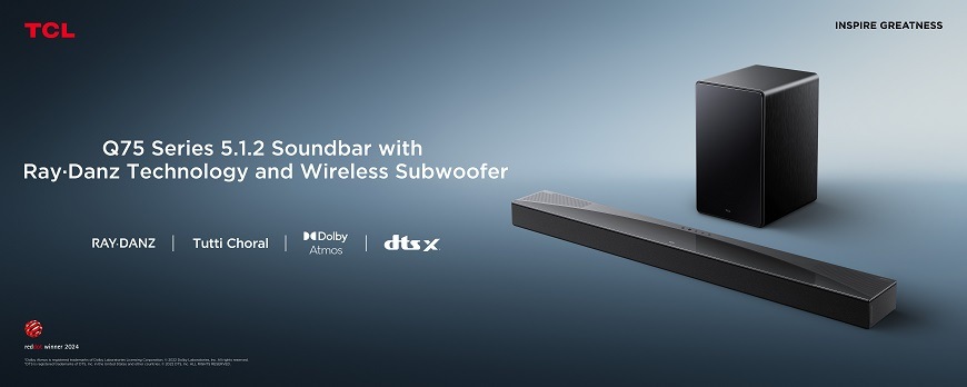 Soundbar TCL Q75HE černý Soundbar TCL Q75HE černý