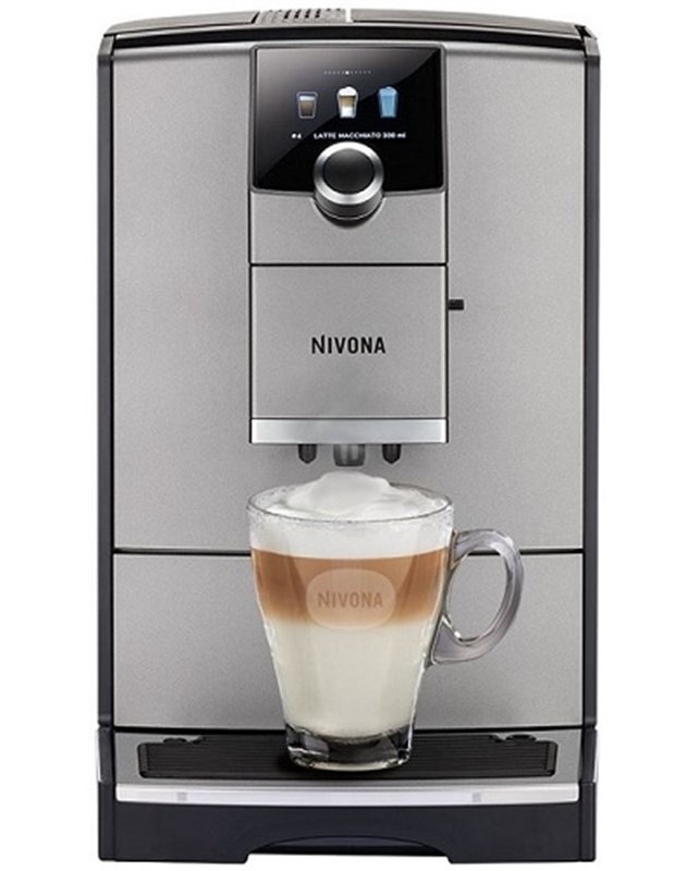 Automatický kávovar Nivona NICR 795, titanová barva.
