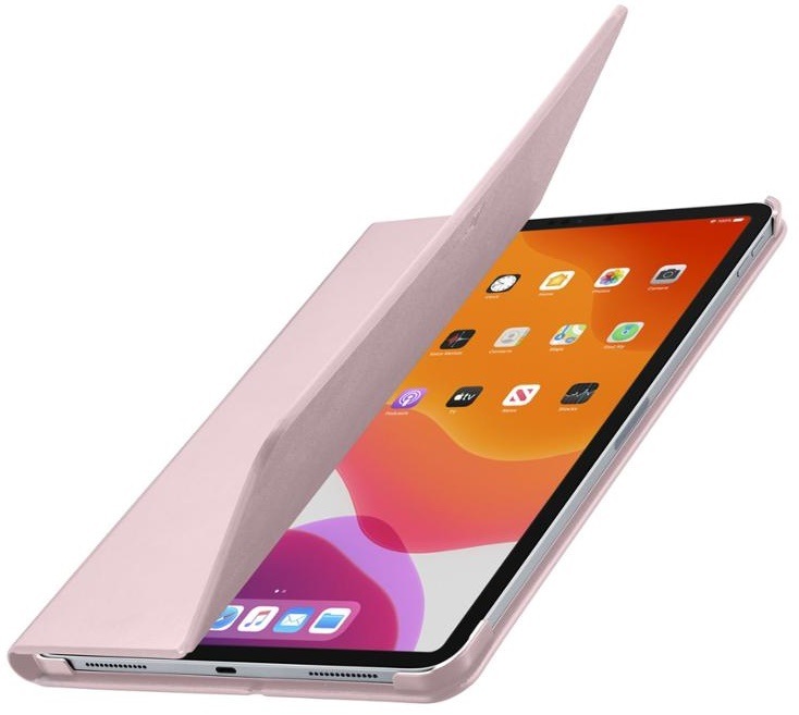 Pouzdro na tablet CellularLine Folio na Apple iPad Air 10,9" (2020) růžové