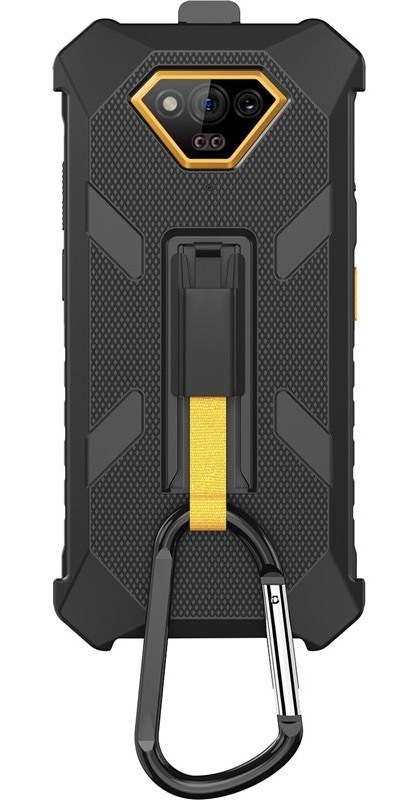 Kryt na mobil myPhone Hammer Iron V, s karabinou černý