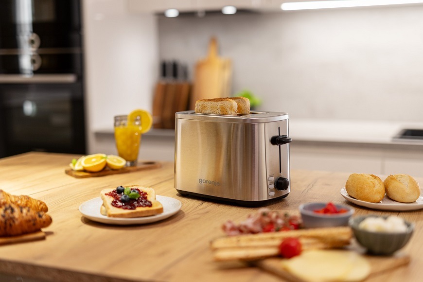Topinkovač Gorenje T800DS stříbrný Topinkovač Gorenje T800DS, nerezová
