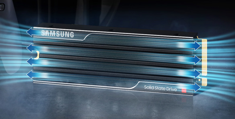 SSD Samsung 9100 PRO 1 TB with Heatsink PCIe 5.0 NVMe černý SSD Samsung 9100 PRO 1 TB with Heatsink PCIe 5.0 NVMe černý