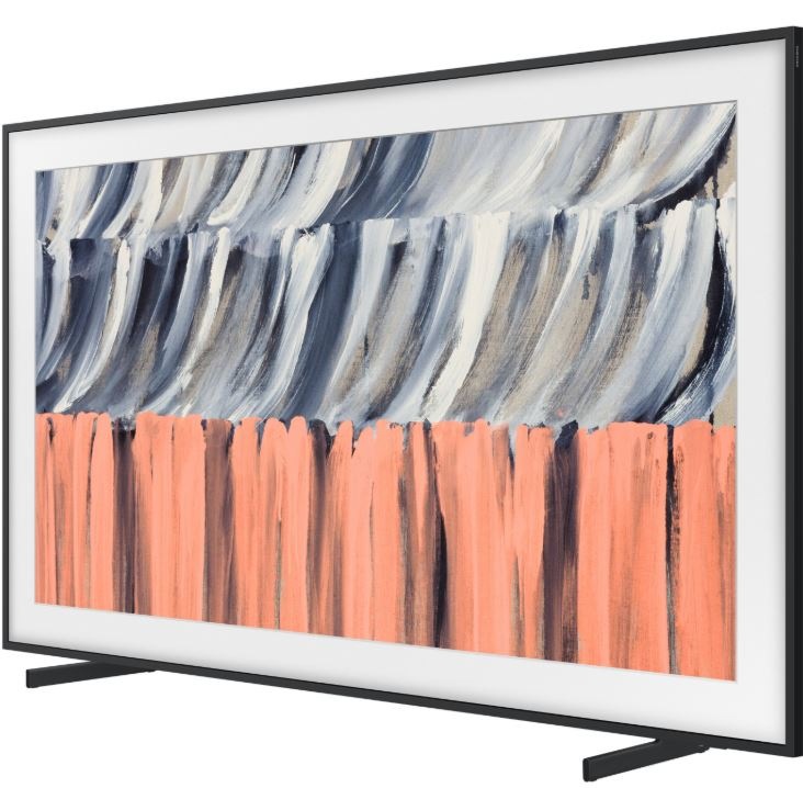 Televize Samsung The Frame QE43LS03H televize Samsung The Frame QE43LS03H s barevnou kresbou, pohled z boku