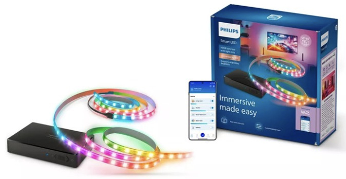 LED pásek Philips Smart LED HDMI 2.1 Sync Box Kit 55″–65″ EU se synchronizačním boxem