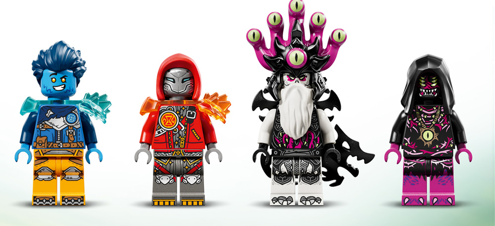 Stavebnice LEGO® DREAMZzz™ 71514 Dinosauří stíhačka Čtyři minifigurky, diamantové vejce a bojové zbraně inspirují děti k soubojům i nečekaným dějovým zvratům.