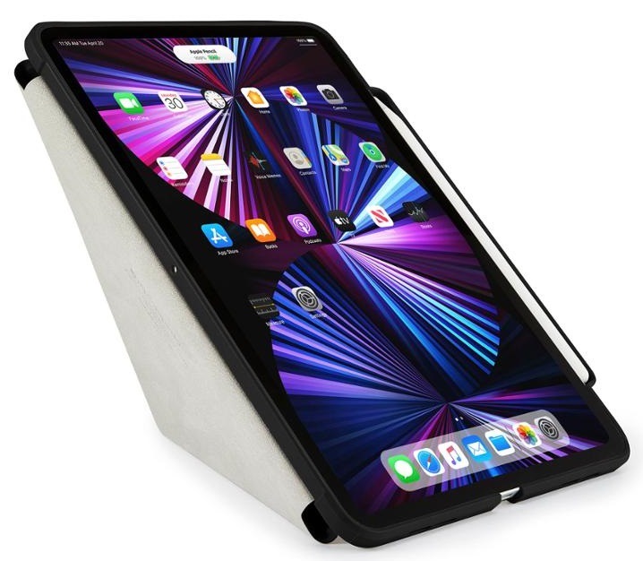 Pouzdro na tablet Pipetto Origami Penci na Apple iPad Pro 11“ (2021/2020/2018) černé