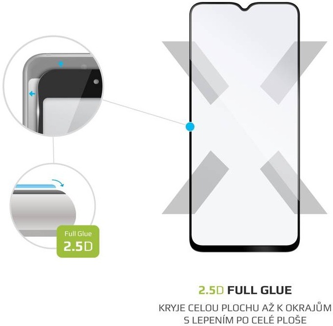 Tvrzené sklo FIXED Full-Cover na Oppo A54s černé Tvrzené sklo FIXED Full-Cover na Oppo A54s černé