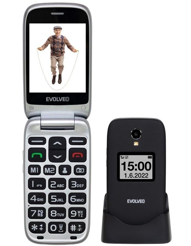 Mobilní telefon Evolveo EasyPhone FS černý