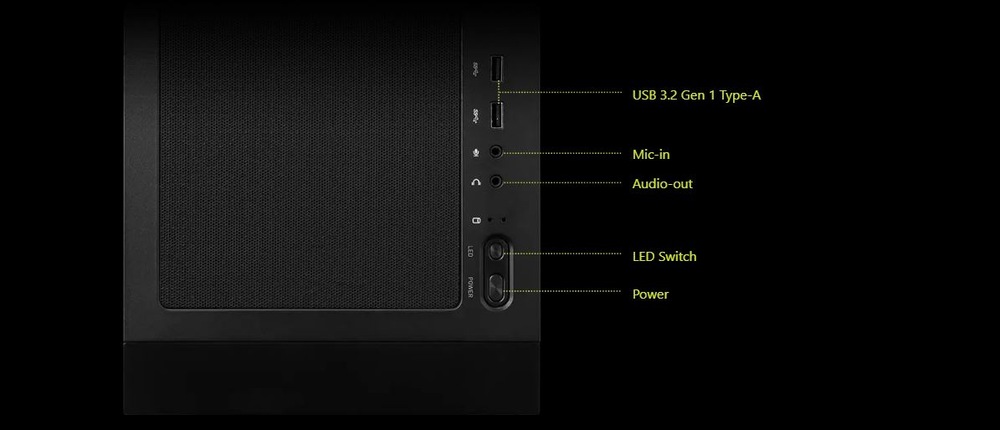 MSI MAG FORGE 320R AIRFLOW