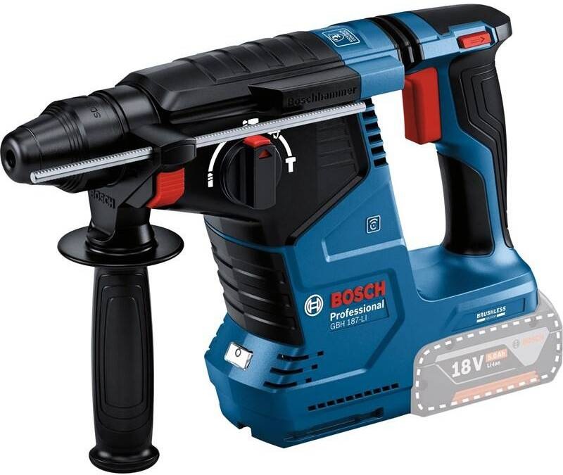 Kladivo vrtací Bosch Professional GBH 187-LI (bez baterie)