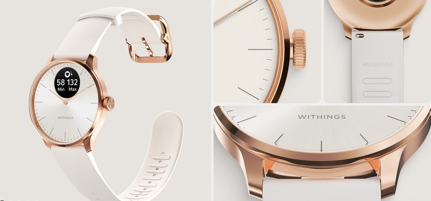 Chytré hodinky Withings Scanwatch Light 37 mm béžové Chytré hodinky Withings Scanwatch Light 37 mm béžové