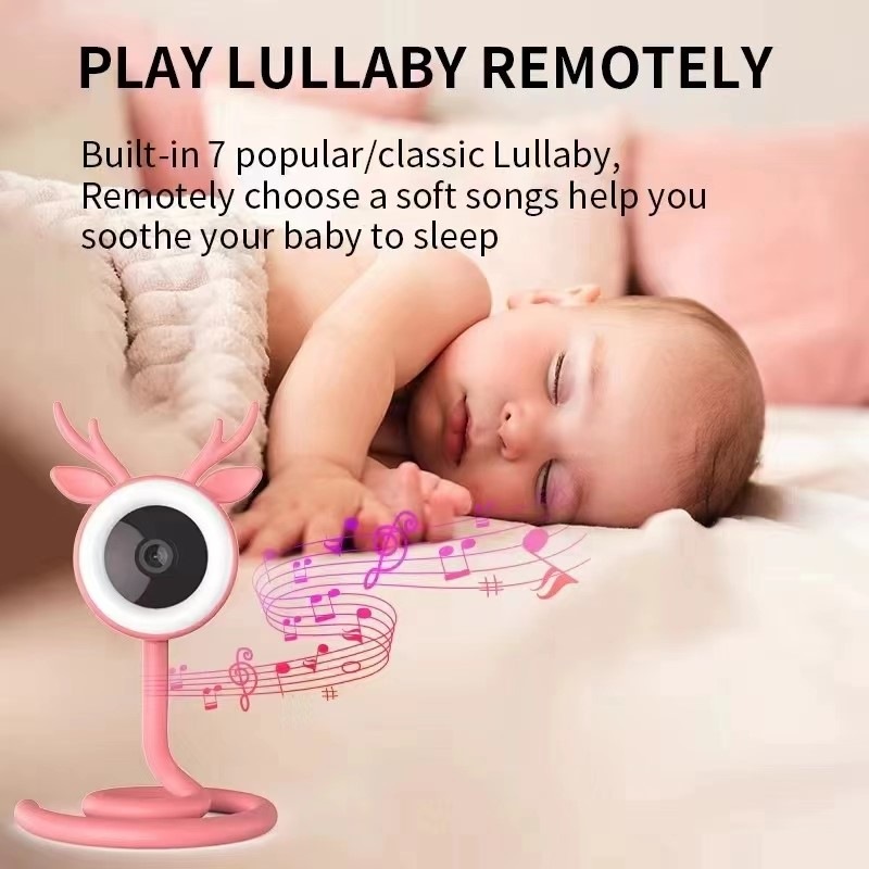 Spící děťátko a IP kamera IMMAX NEO LITE SMART Security Baby Monitor